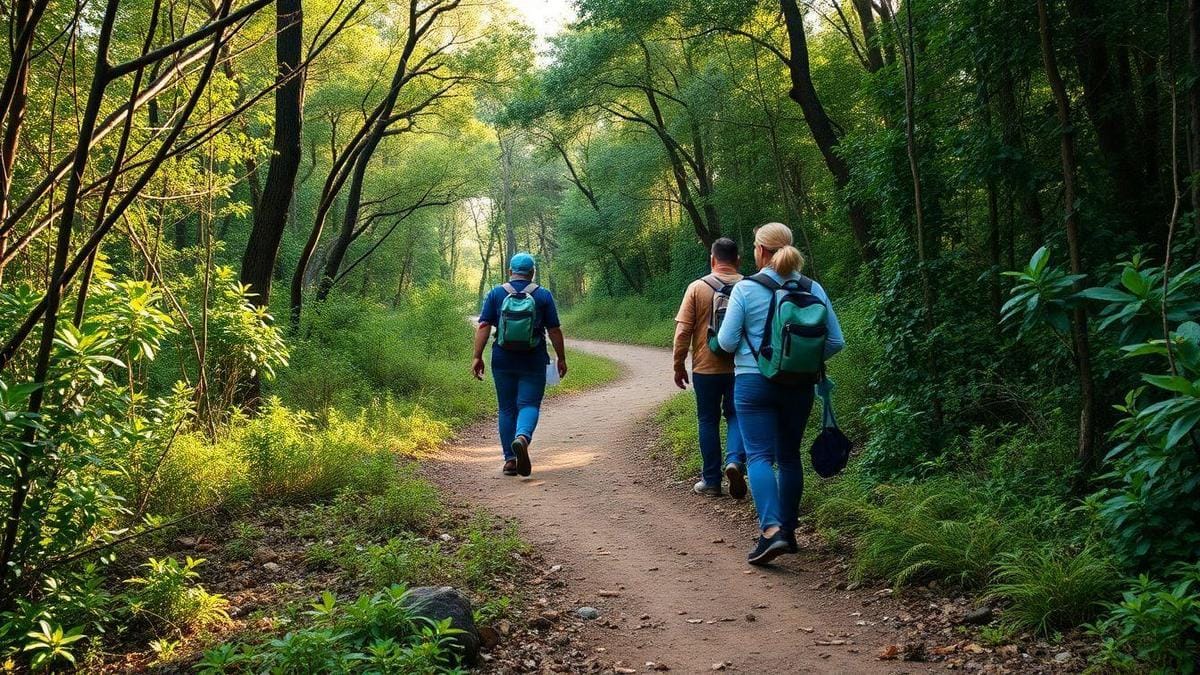 Como crio roteiros em parques naturais seguros