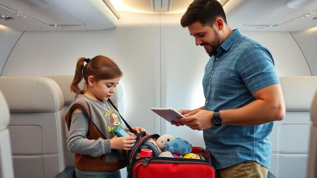 dicas de viagem para familias com criancas pequenas em voos longos
