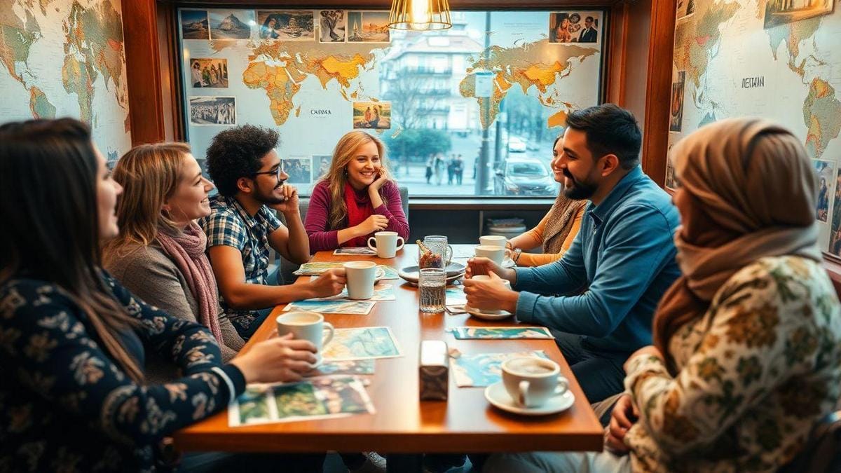 Compartilhamento de experiências: Conectando viajantes