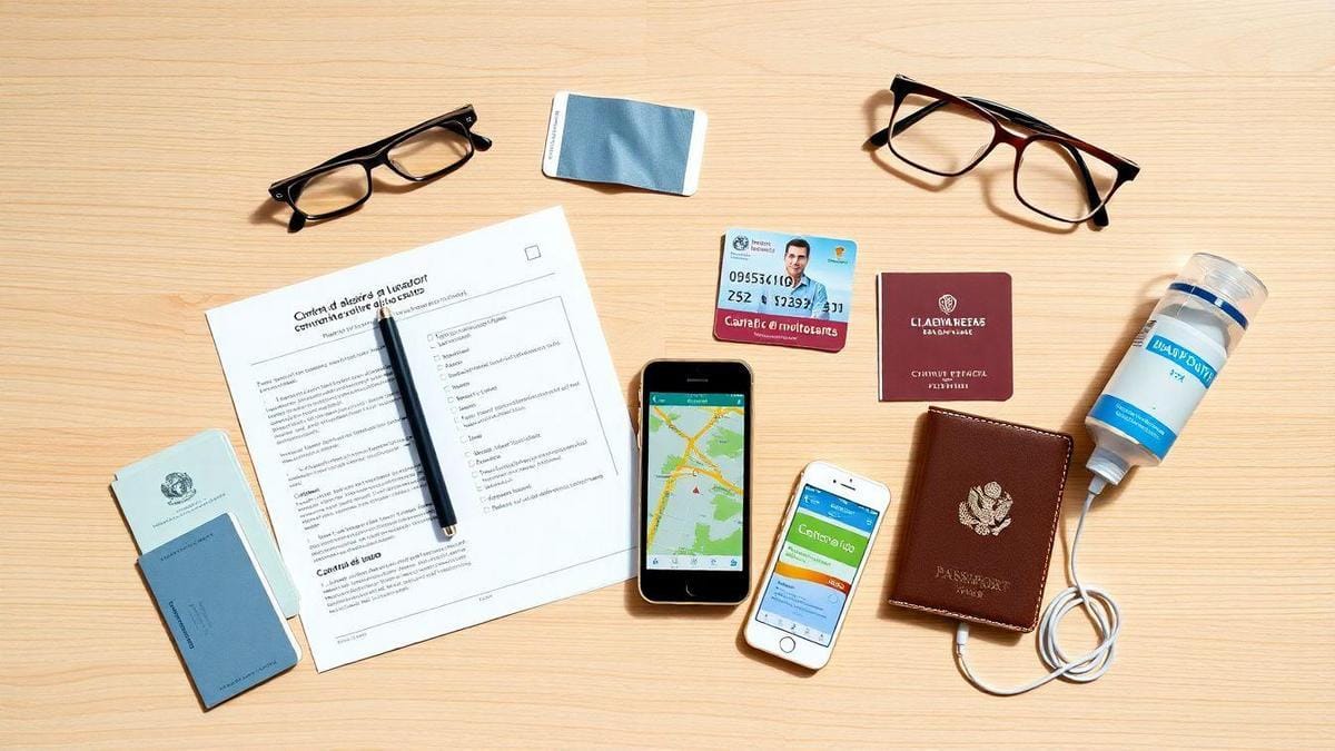Meu checklist viagem carro alugado com documentos e itens essenciais