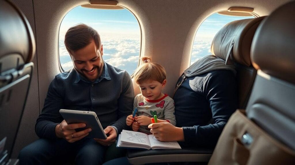 dicas de viagem para familias com criancas pequenas em voos longos