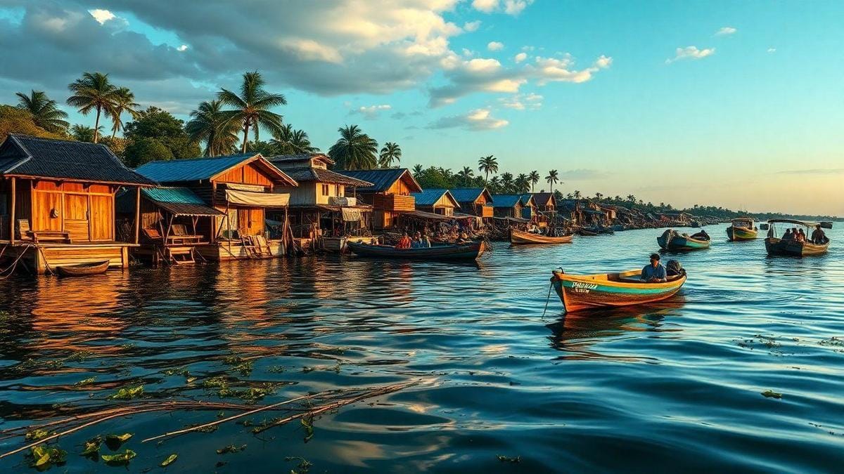 Como eu conheci Cidades flutuantes do Brasil: Comunidades tradicionais que vivem sobre as águas