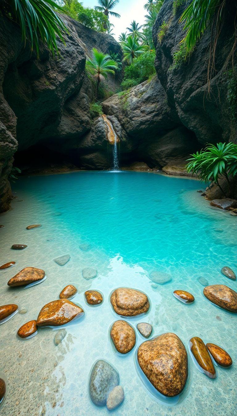 Descubra piscinas naturais secretas: Maravilhas do Brasil