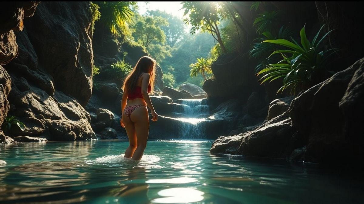 Minha primeira vez nas piscinas naturais secretas