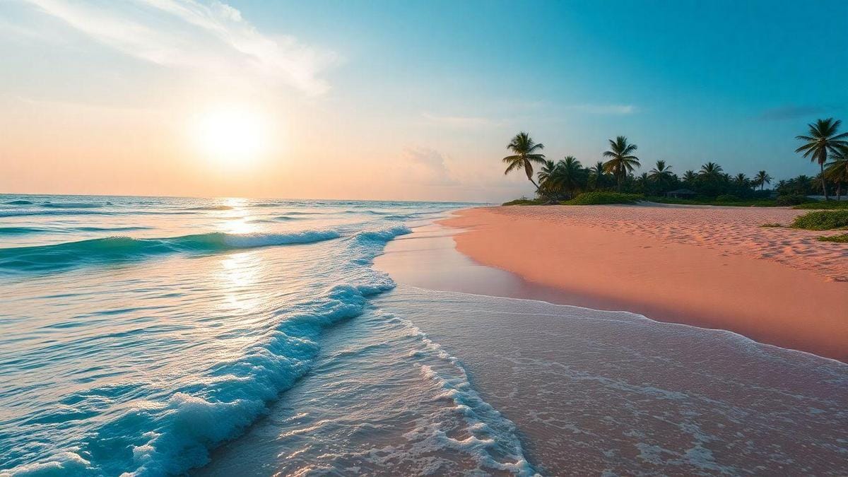 Praias com areia rosa no Brasil: causas naturais e sinais a observar