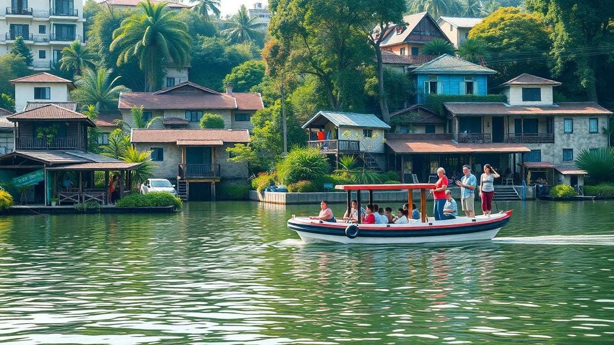 Turismo em cidades flutuantes: como eu faço passeios com respeito